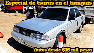 Especial de nissan tsuru el el tianguis de autos descubre los precios de estos míticos autos [upl. by Lenora]