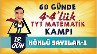 Köklü Sayılar  1 I 44lük TYT Matematik Kampı I 19Gün I yks2024 [upl. by Ytima]