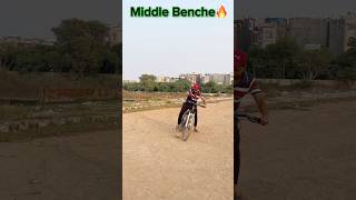 Front Bencher👌Middle Bencher🔥Back Bencher😈 shorts cycle backbenchers youtubeshorts viral [upl. by Bibby]