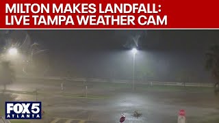 WATCH LIVE Hurricane Milton Tampa weather cam  FOX 5 News [upl. by Knick]