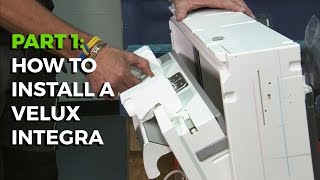 How to install a Velux Integra Electric Roof Window  Part 1 [upl. by Sewole]