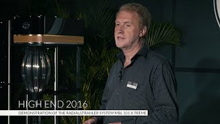 HIGH END 2016  Demonstration of the Radialstrahler System mbl 101 Xtreme [upl. by Justen]