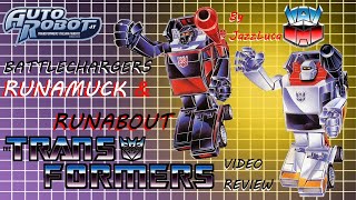 RUNAMUCK amp RUNABOUT Transformers G1 BATTLECHARGERS Video review recensione ITA [upl. by Alyose]