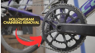 HOW TO Cannondale Hollowgram Chainring Removal amp Installation  Complete Tutorial [upl. by Gambrill163]