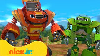 GIANT Food Rescues ft Robot Blaze amp Pickle  Blaze and the Monster Machines  Nick Jr UK [upl. by Hellah]