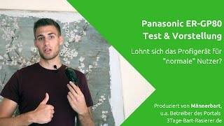 Panasonic ER GP80 Test amp Vorstellung der ProfiHaarschneidemaschine  Barttrimmers [upl. by Libenson449]