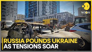 RussiaUkraine war Russia pounds Ukraine as tensions soar  Latest News  WION [upl. by Carisa]