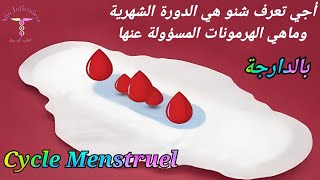 الدورة الشهرية أعراضها و الهرمونات المسؤولة عنها [upl. by Wilhelmine]