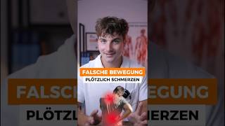 Diese eine falsche Bewegung😫 schmerz schmerzen rückenschmerzen rücken physio schmerzfrei [upl. by Adnoloy]