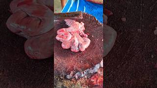 Amazing Pigs Uterus Cutting For The Delicious Pork Curry meatpork meatcuts food sausagemeat [upl. by Scrope]