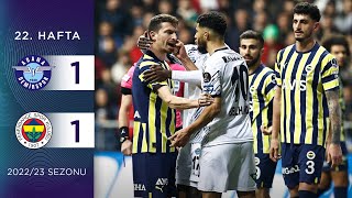 Adana Demirspor 11 Fenerbahçe  22 Hafta  202223 [upl. by Drummond747]