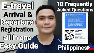 BAGONG ETRAVEL ARRIVAL amp DEPARTURE ALL IN ONE EASY TUTORIAL  REQUIRED TO ALL TRAVELLER OFW NON OFW [upl. by Enelrac]