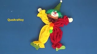 Payaso de toalla DIY Día del niño [upl. by Ahseenat949]