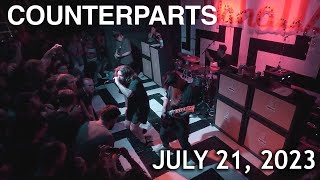 Counterparts  Full Set w Multitrack Audio  Live  Mahalls [upl. by Ellerey]