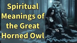 Spiritual Meanings of the Great Horned Owl 🦉✨ [upl. by Cud]