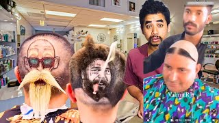 barbershop funny video part 1 💈 [upl. by Grissom119]