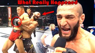 SHOCKING What Really Happened Li Jingliang vs Khamzat Chimaev [upl. by Helsa]