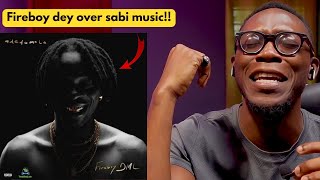 Fireboy DML Adedamola Album Reaction  HE IS MY GOAT [upl. by Reave]