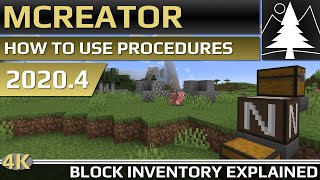 MCreator Block Inventories Explained  Tutorial [upl. by Rovert927]