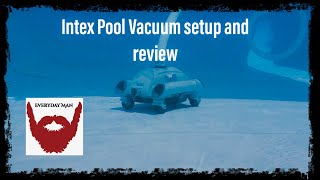 Intex pool vacuum  setup and review [upl. by Kenney]