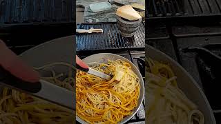 Butternut squash and wheat spaghetti garlic Parm amp freshly ground Ital seasoning innichkachef [upl. by Bilow]