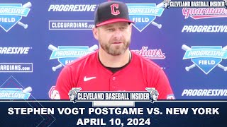 Stephen Vogt On Guardians Loss To Yankees Controversial Call On Florial [upl. by Sanburn]