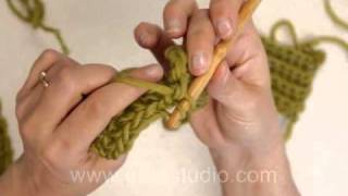 How to crochet in both or in a single loop [upl. by Anitnas207]