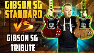 Gibson SG Standard vs Gibson SG Standard Tribute [upl. by Yemarej]