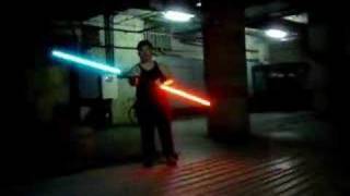 7 colors LED lightsaber [upl. by Suolevram]