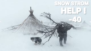 38° Solo Winter Camping 3 Days  Hot Tent Snow Camping In Old Growth Forest  HOT TENT ASMR [upl. by Jarlath83]