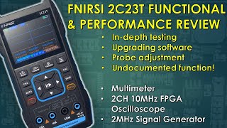 FNIRSI 2C23T Functional amp Performance Review [upl. by Atnicaj]