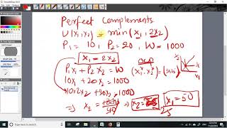 8 Optimal Commodity Purchase  Leontief Preferences [upl. by Earahc343]