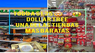 ¡Fui a la Tiendas mas barata Dollar Tree🤯🇺🇲🤑 cosas a 125🤯🤯 viralvideo paratii [upl. by Lasky]