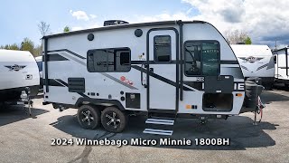 The New 2024 Winnebago Micro Minnie 1800BH [upl. by Miculek]