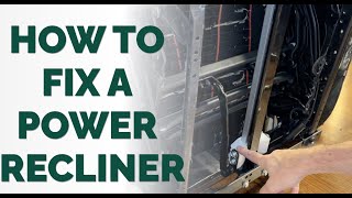 How to fix a power recliner sofa [upl. by Janel]