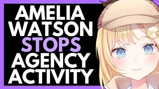 Amelia Watson Ceasing Hololive English General Activities VTubers amp Artists React [upl. by Eittel]