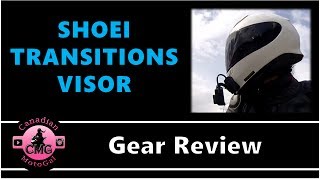 Shoei Transitions Photochromic Visor Review amp Overview [upl. by Sculley704]