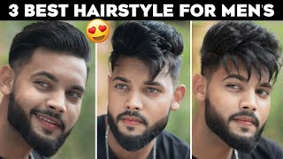 3 Best Short Hairstyles For Mens😍  Ladko ke liye 4 new best hairstyle [upl. by Onitnatsnoc359]