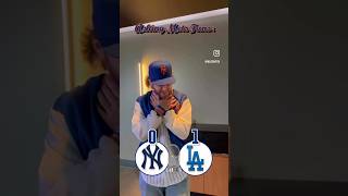 Yankees or Dodgers Mets Fans Must Pick a Side for the World Series 🏆⚾ worldseries la ny mets [upl. by Wolfson]