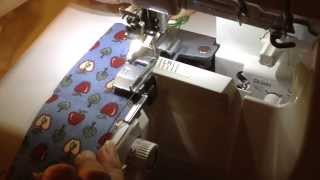 DIYHow to make wire ribbons using Babylock Serger Beading Foot [upl. by Iene]