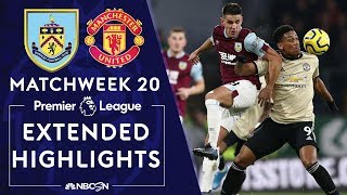 Burnley v Manchester United  PREMIER LEAGUE HIGHLIGHTS  122819  NBC Sports [upl. by Ayomat]