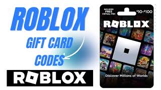 FREE Unused Roblox Gift Card Codes 2024  How To Get Free Roblox Gift Card Codes [upl. by Knox195]