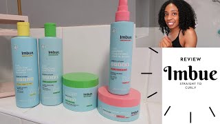 IMBUE REVIEW  STRAIGHT TO CURLY  NO HEAT DAMAGE  MELISSA NICOLE [upl. by Zola]