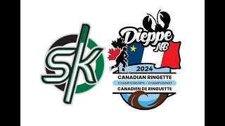 2024 Canadian Ringette Championships  U16  Team Saskatchewan vs Team Manitoba  Consolation Semi [upl. by Oidale]