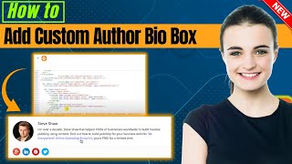 How to Add Custom Author Bio Box in Blogger 2024  Full Guide [upl. by Ganley917]