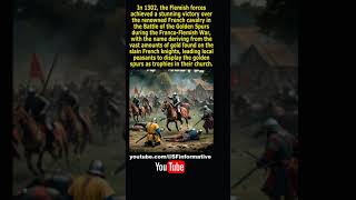 In 1302 the Flemish forces achieved a stunning victory over the renowned French cavalry in the Batt [upl. by Ylevol75]