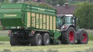 Grassilage powerd by Fendt Vario featuring MF und LandiniHD [upl. by Nairred277]