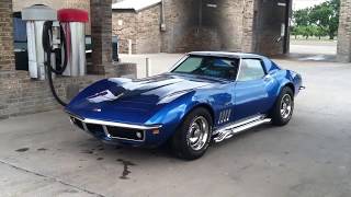 BADASS 1969 CORVETTE WARNING GRAPHIC BODY LINES AHEAD [upl. by Attennod]