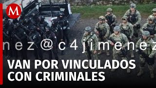 En Operación Enjambre detienen a 3 jefes de policía en Edomex por nexos con el crimen [upl. by Lorrimer]