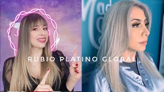 RUBIO PLATINO PASO A PASO  Caterina Educadora [upl. by Dihaz]